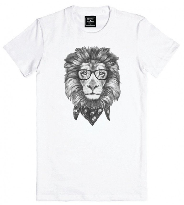 T-shirt homme LION FACE 