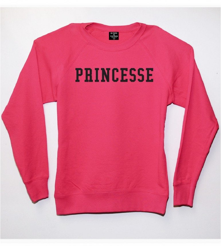 Sweat femme bordeaux PRINCESSE