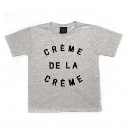 T-shirt Fille ou Garçon CRÈME DE LA CRÈME