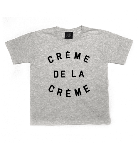 T-shirt Fille ou Garçon CRÈME DE LA CRÈME