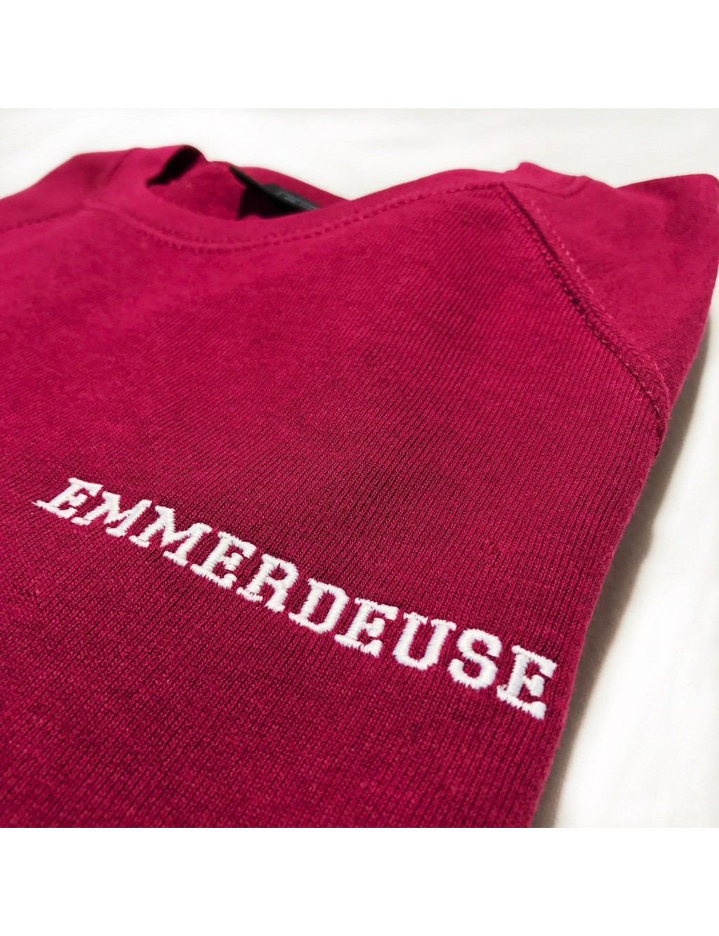 Sweat Femme Brodé EMMERDEUSE