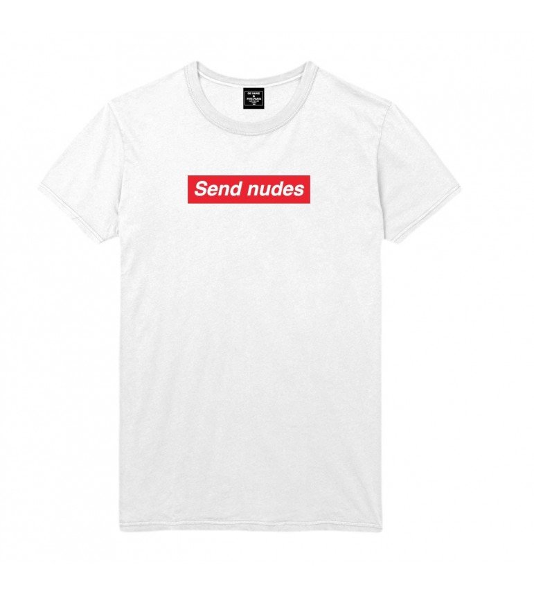 T-shirt Homme SEND NUDES