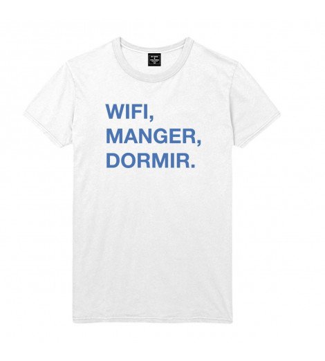 T-shirt Homme WIFI, MANGÉ, DORMIR.