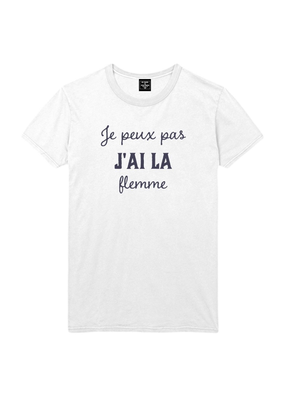 Sweatshirt « Je Peux Pas J’ai La Flemme » – Cadeau Drôle Pour Amateurs De Livres, Parfait Pour Dormir, Relax Ou Pyjama Décontracté