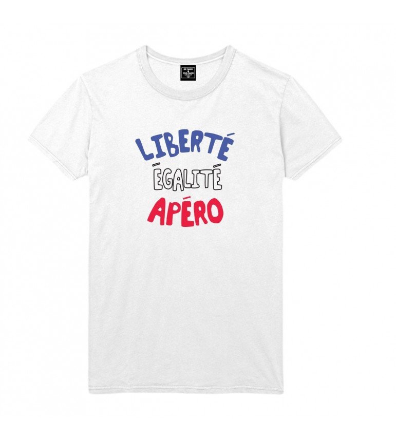 T-SHIRT HOMME LIBERTÉ EGALITÉ MOJITO