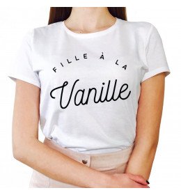 T-shirt Femme FILLE À LA VANILLE