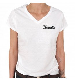 T-shirt Col V Femme CHIANTE