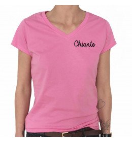 T-shirt Col V Femme CHIANTE