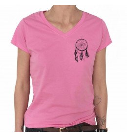 T-shirt Col V Femme ATTRAPE-RÊVES