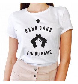 T-shirt Femme  FIN DU GAME