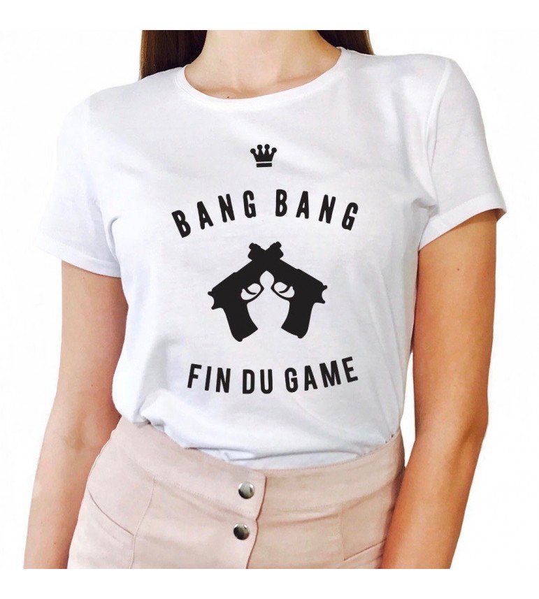 T-shirt Femme  FIN DU GAME