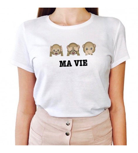 T-shirt Femme EMOJIS SINGES