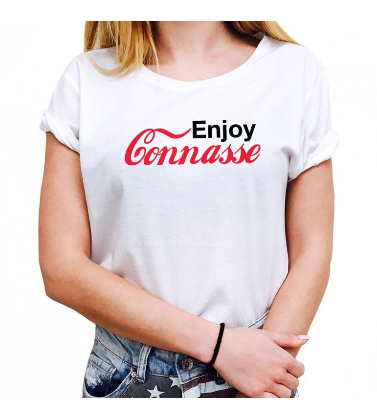 T-shirt Femme ENJOY CONNASSE