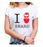 T-shirt femme I LOVE BEARD