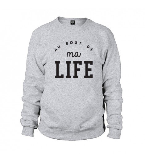 Sweat Homme AU BOUT DE MA LIFE