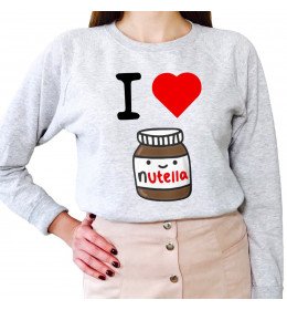 Sweat Femme I LOVE NUTELLA