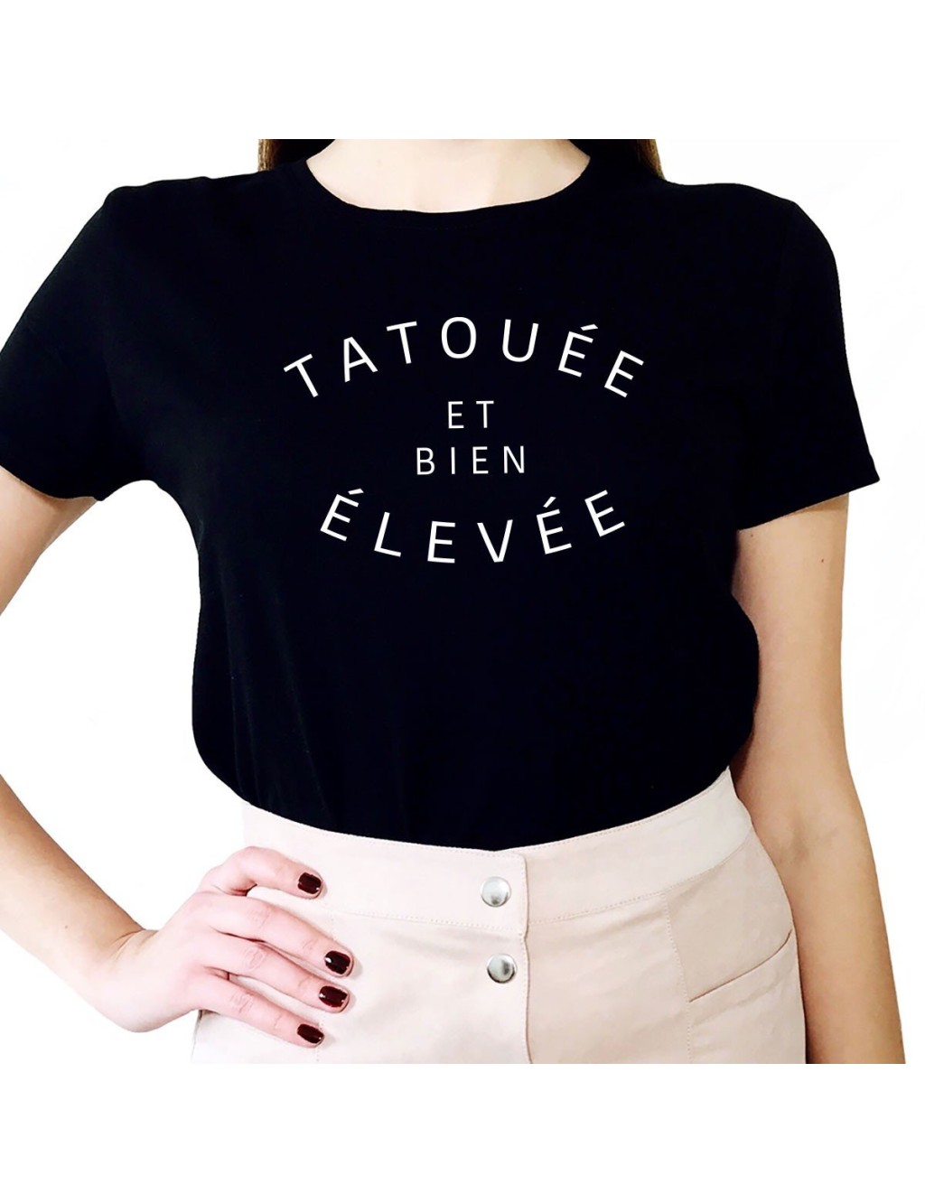 T-shirt TATOUÉE et bien ÉLEVÉE