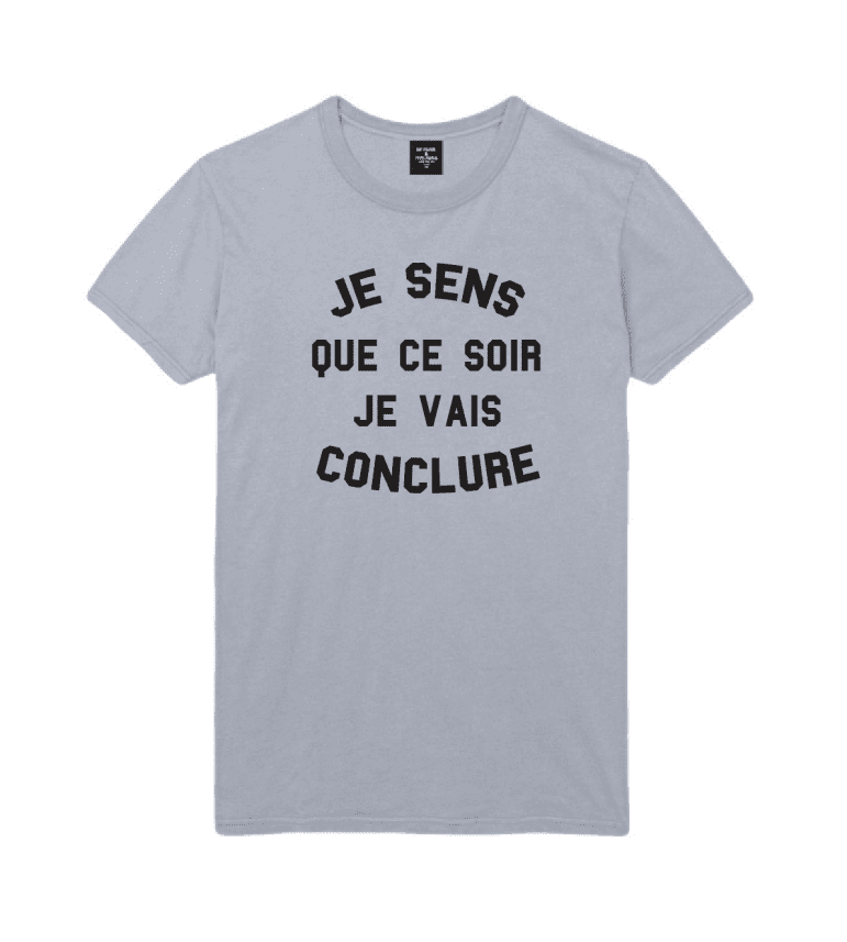 T-shirt Homme JE SENS QUE CE SOIR JE VAIS CONCLURE