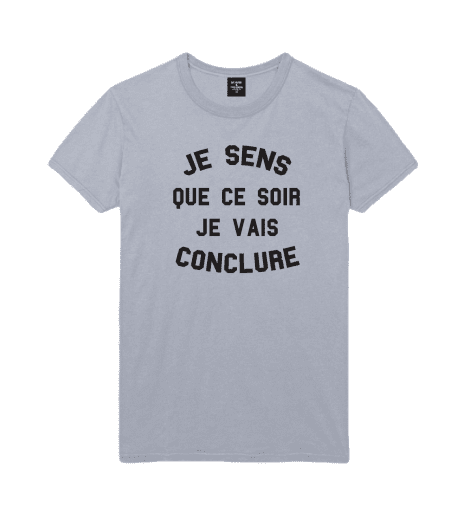 T-shirt Homme JE SENS QUE CE SOIR JE VAIS CONCLURE