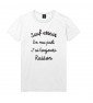 T-shirt Homme SAUF ERREUR DE MA PART J\'AI TOUJOURS RAISON