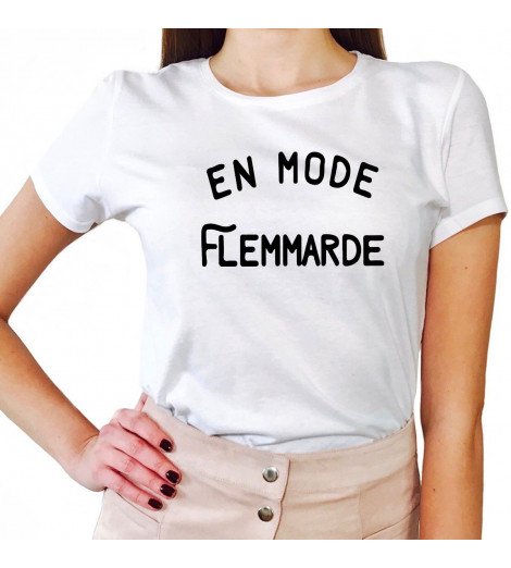 T-shirt Femme EN MODE FLEMMARDE