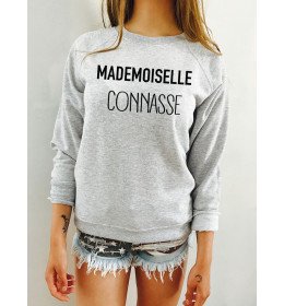 SWEAT FEMME MADEMOISELLE CONNASSE