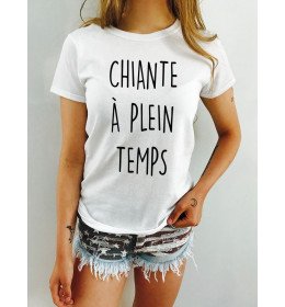 T-SHIRT CHIANTE A PLEIN TEMPS