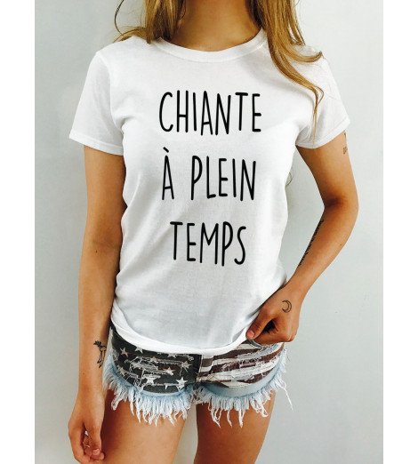 T-SHIRT CHIANTE A PLEIN TEMPS