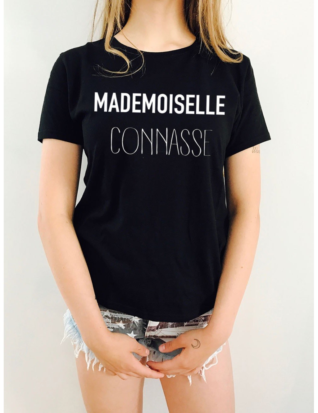 T-shirt femme MADEMOISELLE CONNASSE 