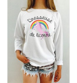 Sweat femme DRESSEUSE DE LICORNE