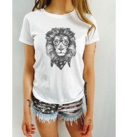 T-shirt femme LION FACE