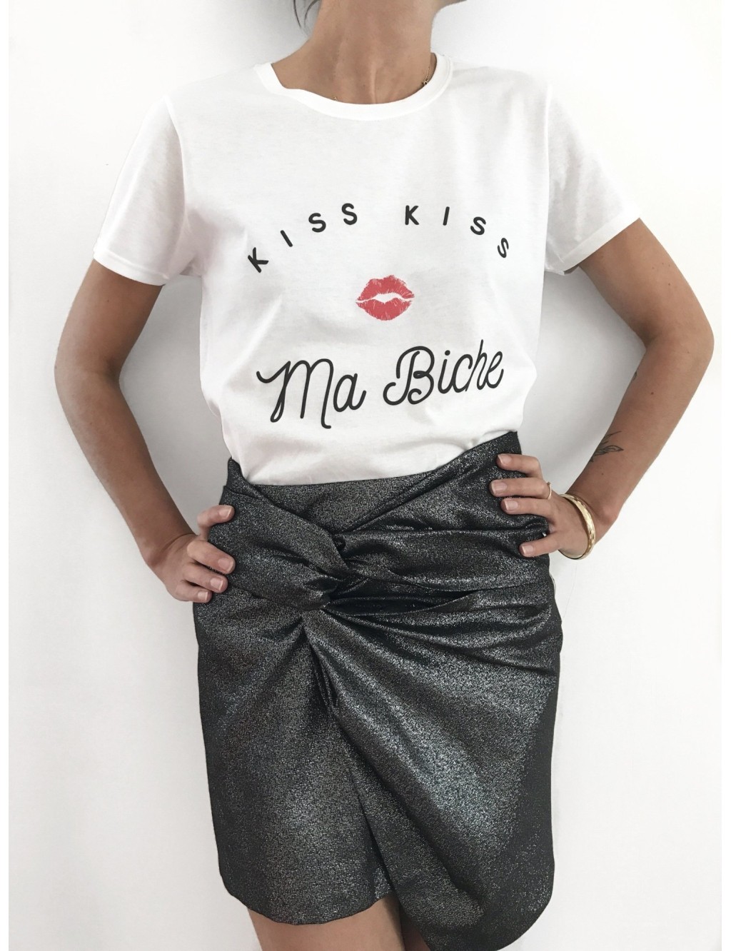 T-shirt Femme KISS KISS MA BICHE
