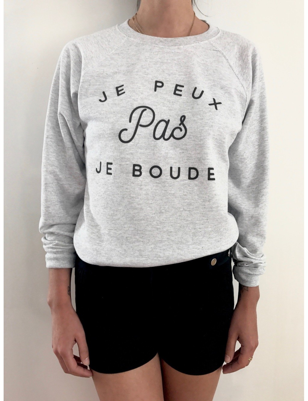 Sweat Femme JE PEUX PAS JE BOUDE