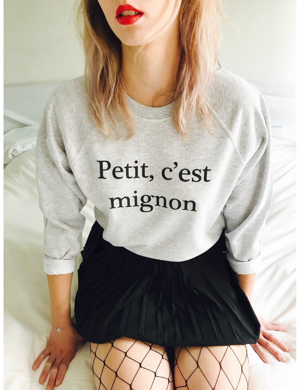 Sweat Femme PETIT C'EST MIGNON