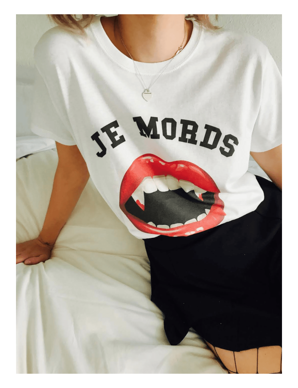 T-shirt Femme JE MORDS