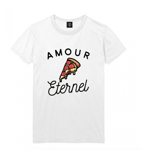 T-shirt Homme PIZZA AMOUR ETERNEL