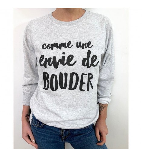 Sweat Femme COMME UNE ENVIE DE BOUDER