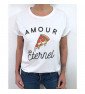 T-shirt Femme PIZZA AMOUR ÉTERNEL