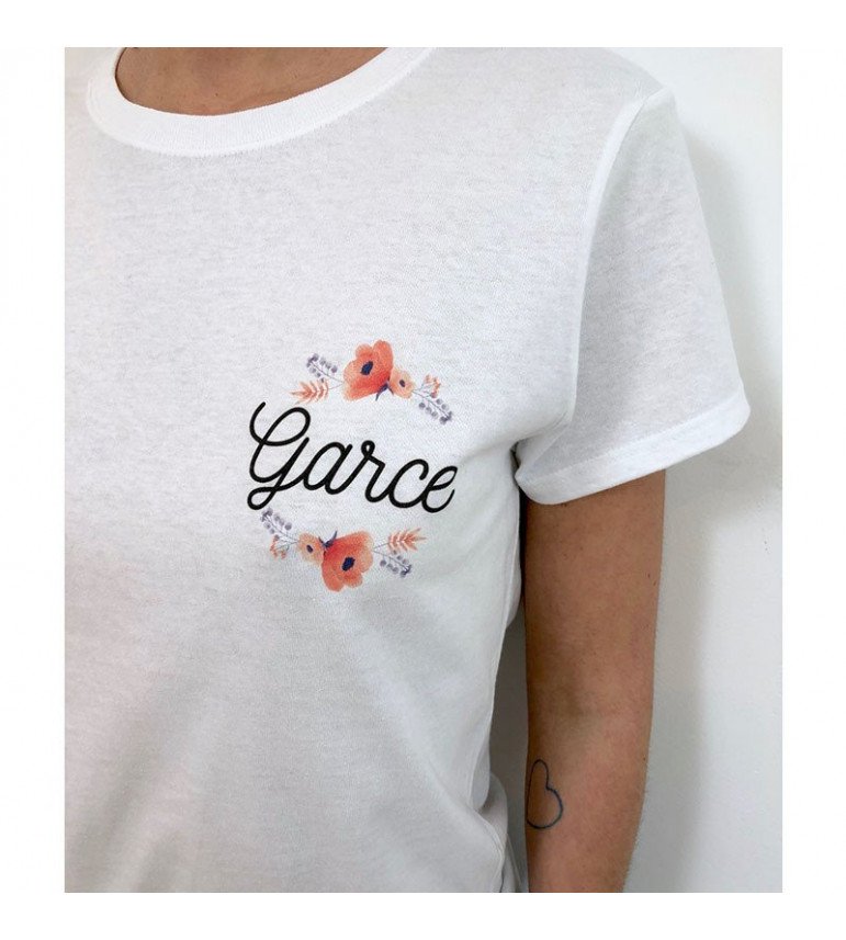 T-Shirt Femme Garce|100% Coton| S.M.L.XL.XXL|Imprimé  en France|Livraison rapide