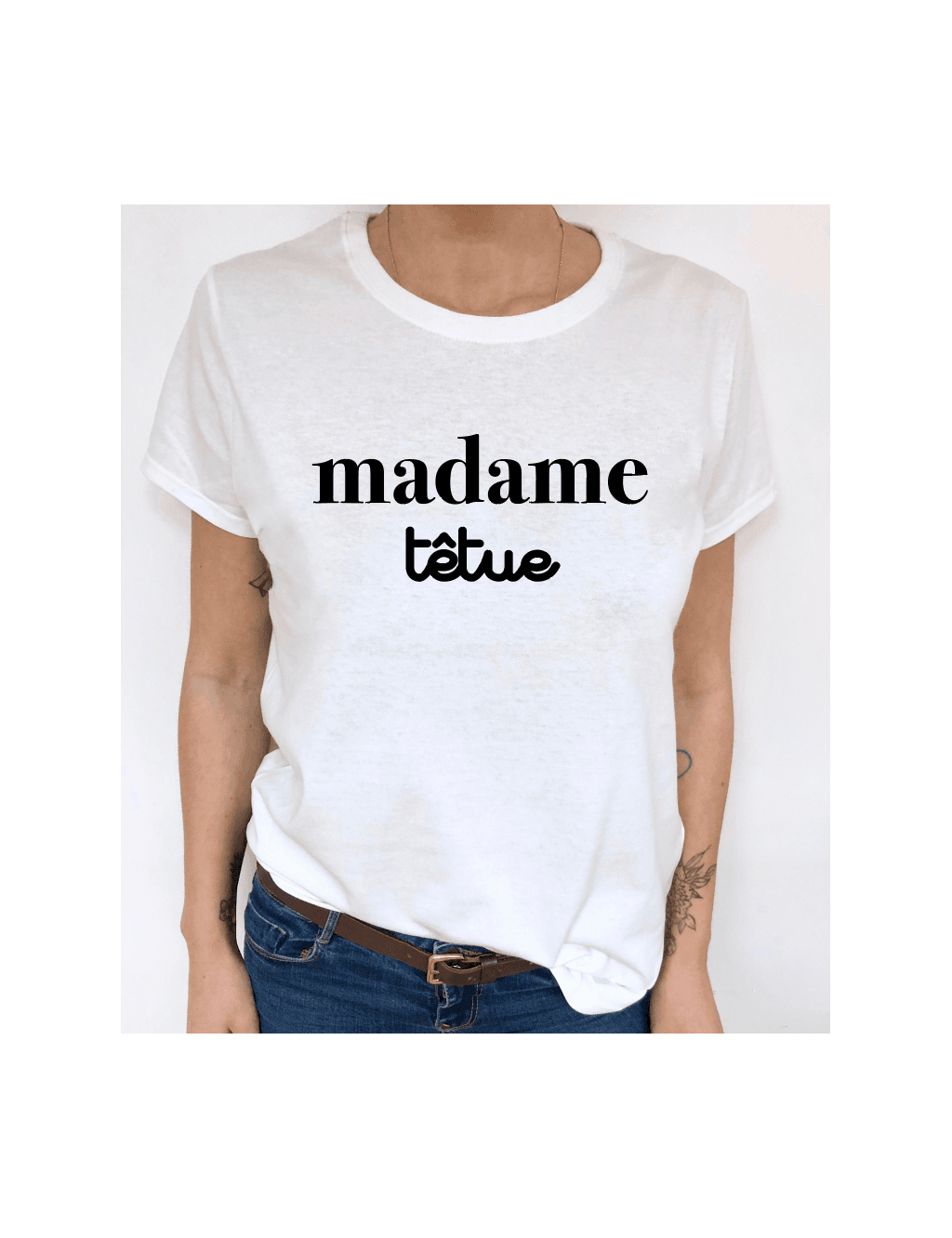 t-shirt femme MADAME TÊTUE