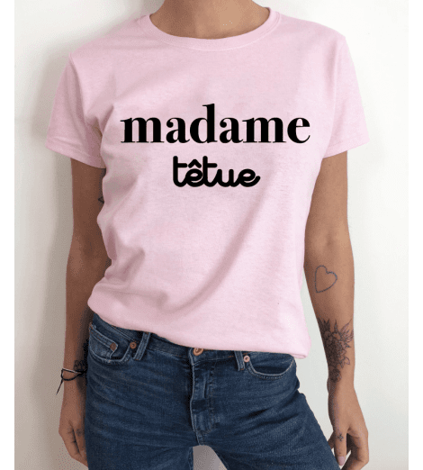 t-shirt femme MADAME TÊTUE