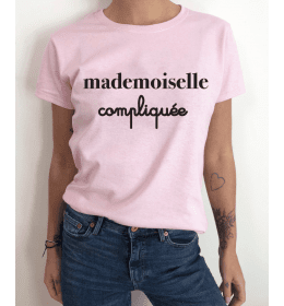 t-shirt femme MADEMOISELLE COMPLIQUEE