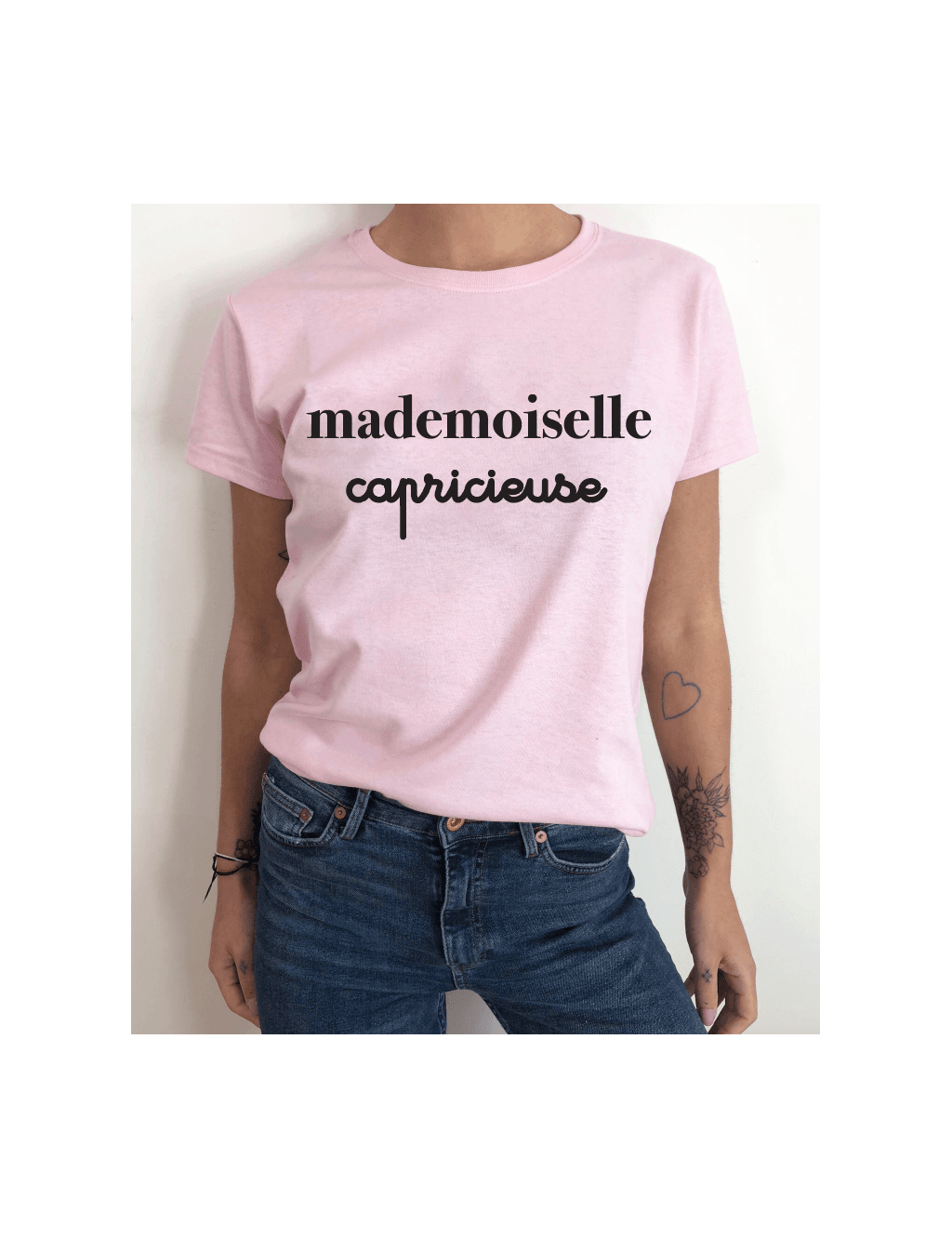 t-shirt femme MADEMOISELLE CAPRICIEUSE