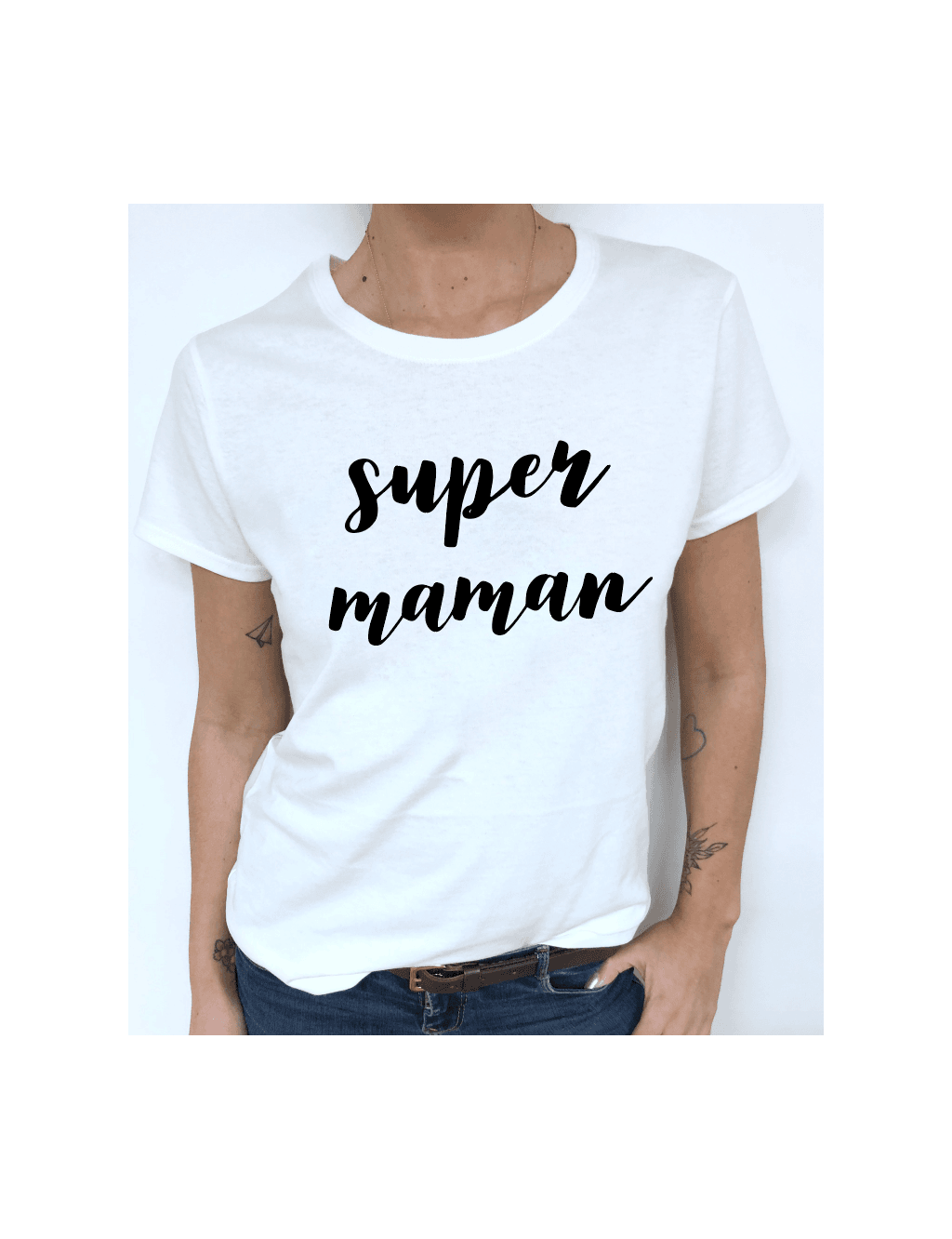 t-shirt femme SUPER MAMAN