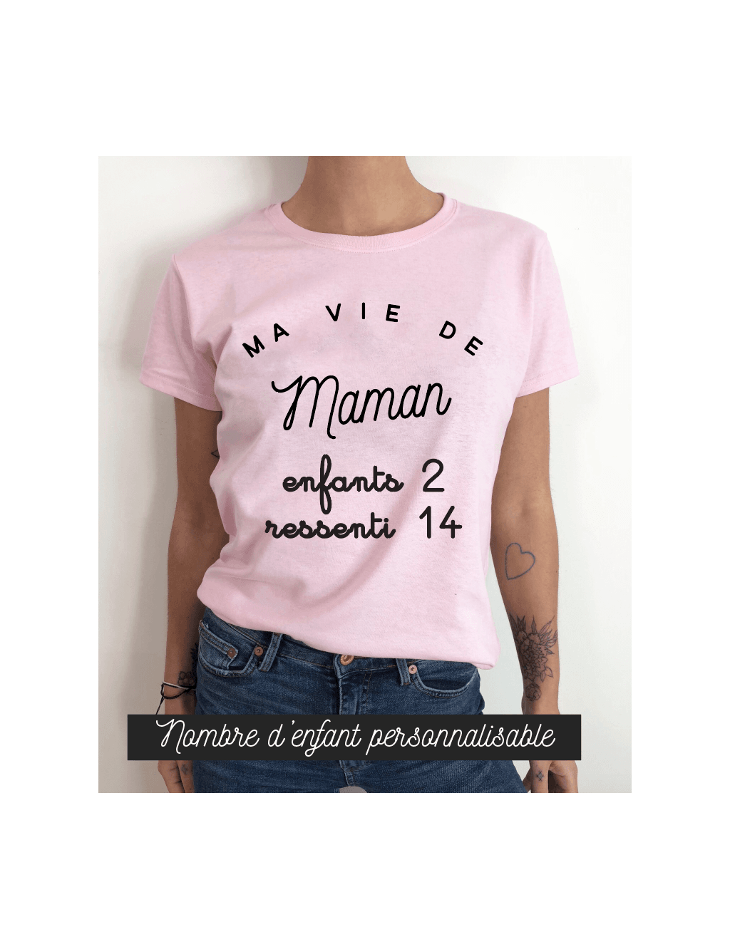 t-shirt femme MA VIE DE MAMAN