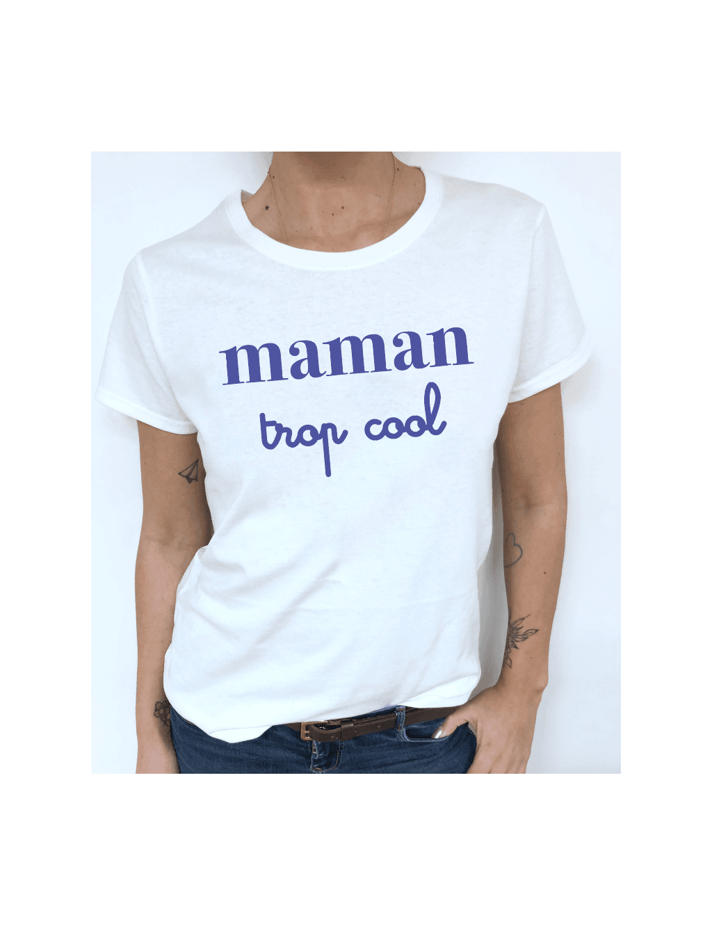 t-shirt femme MAMAN TROP COOL