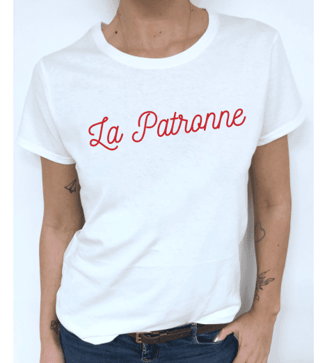 t-shirt femme LA PATRONNE