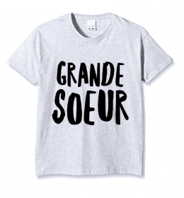 t-shirt enfant GRANDE SOEUR