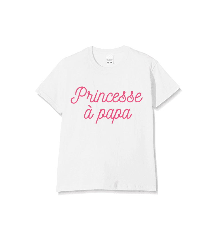 T-shirt Enfant PRINCESSE A PAPA