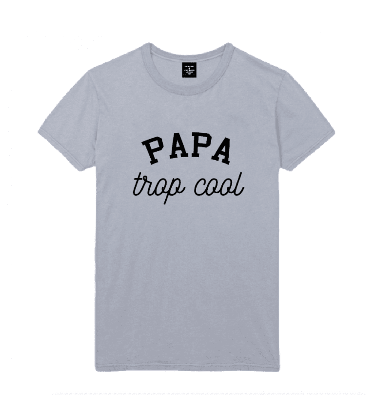 t-shirt homme PAPA TROP COOL